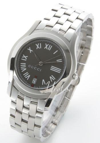 Gucci 5505 Herreklokke YA055307 Grå/Stål Ø34 mm