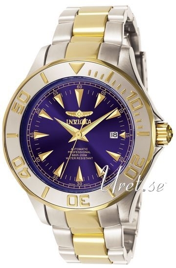 Invicta Herreklokke 7038 Pro Diver Blå/Gulltonet stål Ø47 mm