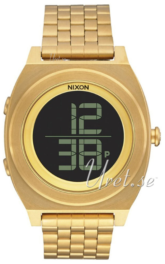 Nixon The Time Teller A948502-00 LCD/Gulltonet stål Ø40 mm