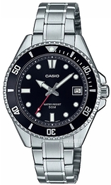 Casio Timeless Collection Standard Sort/Stål Ø38.5 mm MDV-10D-1A1VEF