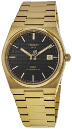 Tissot Prx Sort/Gulltonet stål Ø40 mm T137.407.33.051.00