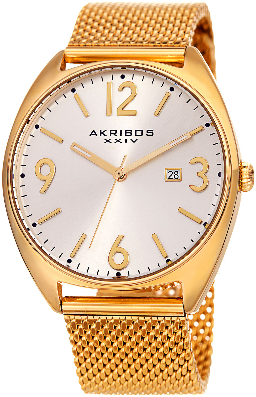 Akribos XXIV Herreklokke AK1026YG Sølvfarget/Gulltonet stål Ø42 mm