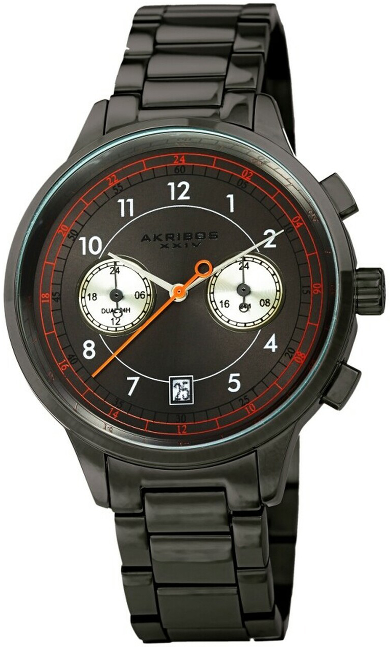 Akribos XXIV Herreklokke AK1071GN Multi-Function Grå/Stål Ø43 mm