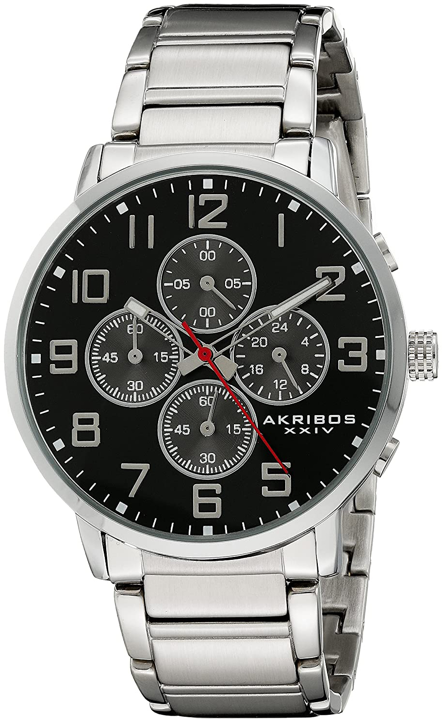 Akribos XXIV Herreklokke AK810SSB Sort/Stål Ø42 mm
