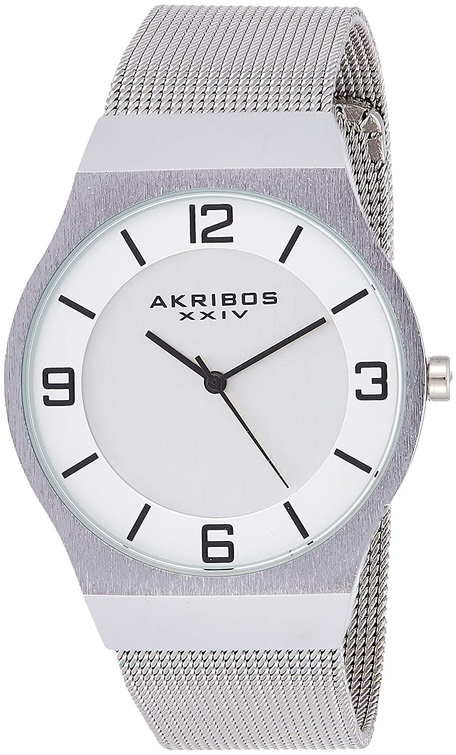 Akribos XXIV Herreklokke AK851SS Sølvfarget/Stål Ø40 mm