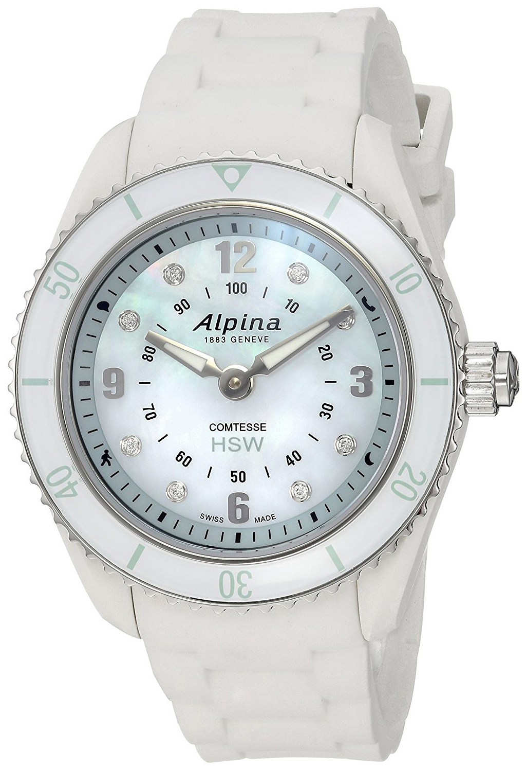 Alpina Horological Smartwatch Dameklokke AL-281MPWND3V6 - Alpina