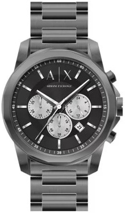 Armani Exchange Herreklokke AX1765 Banks Sort/Stål Ø44 mm