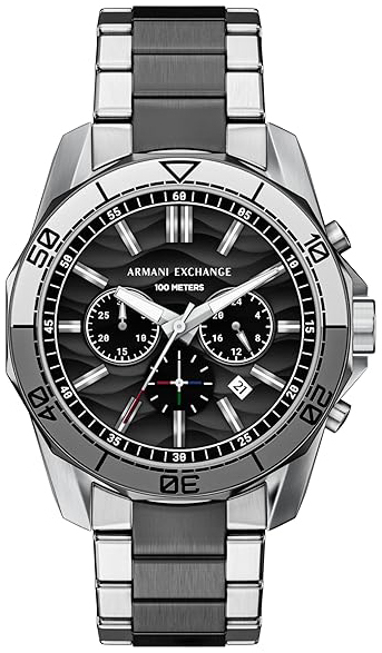 Armani Exchange Herreklokke AX1973 Grå/Stål Ø44 mm