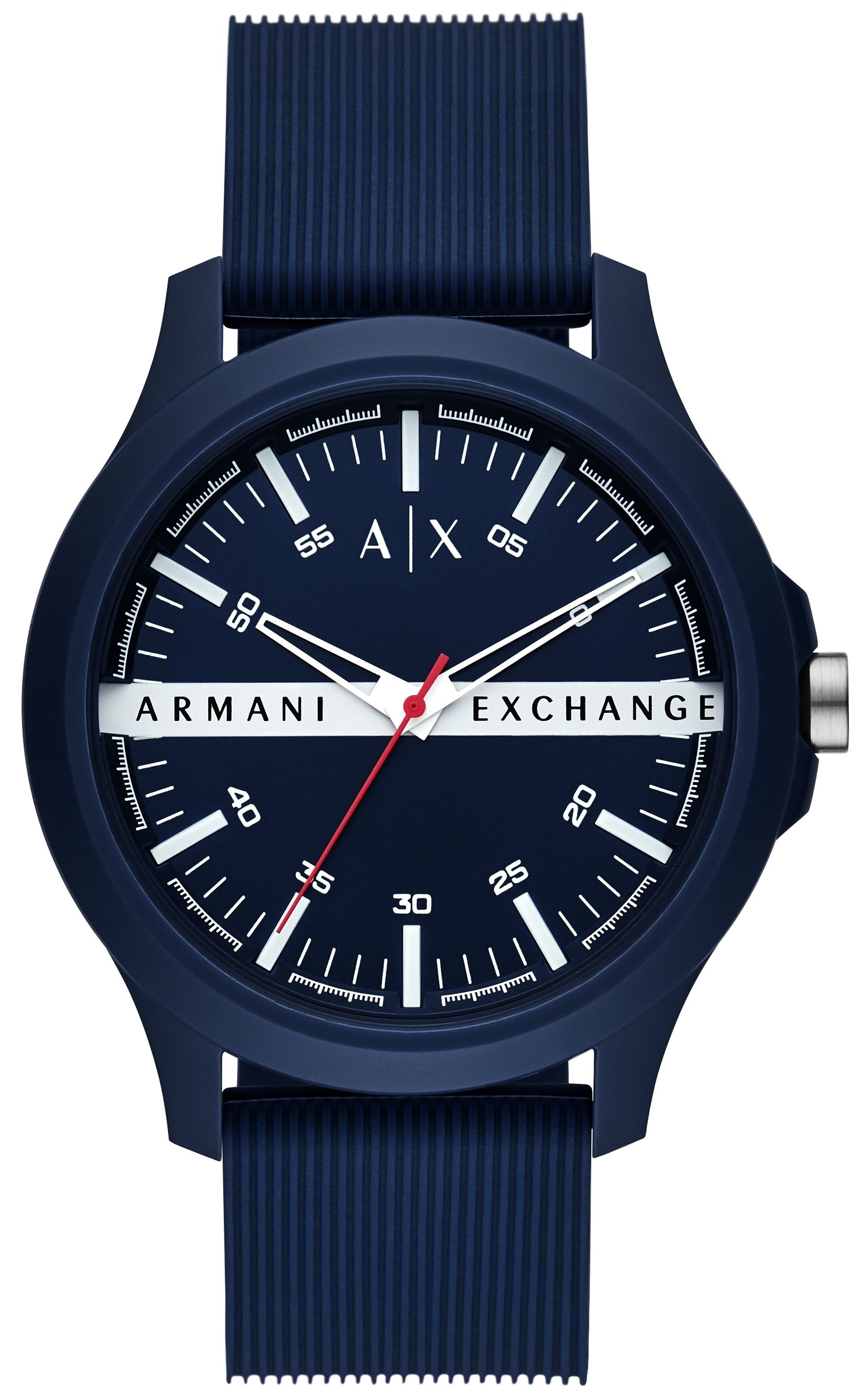 Bilde av Armani Exchange Herreklokke Ax2421 Hampton Blå/gummi Ø46 Mm