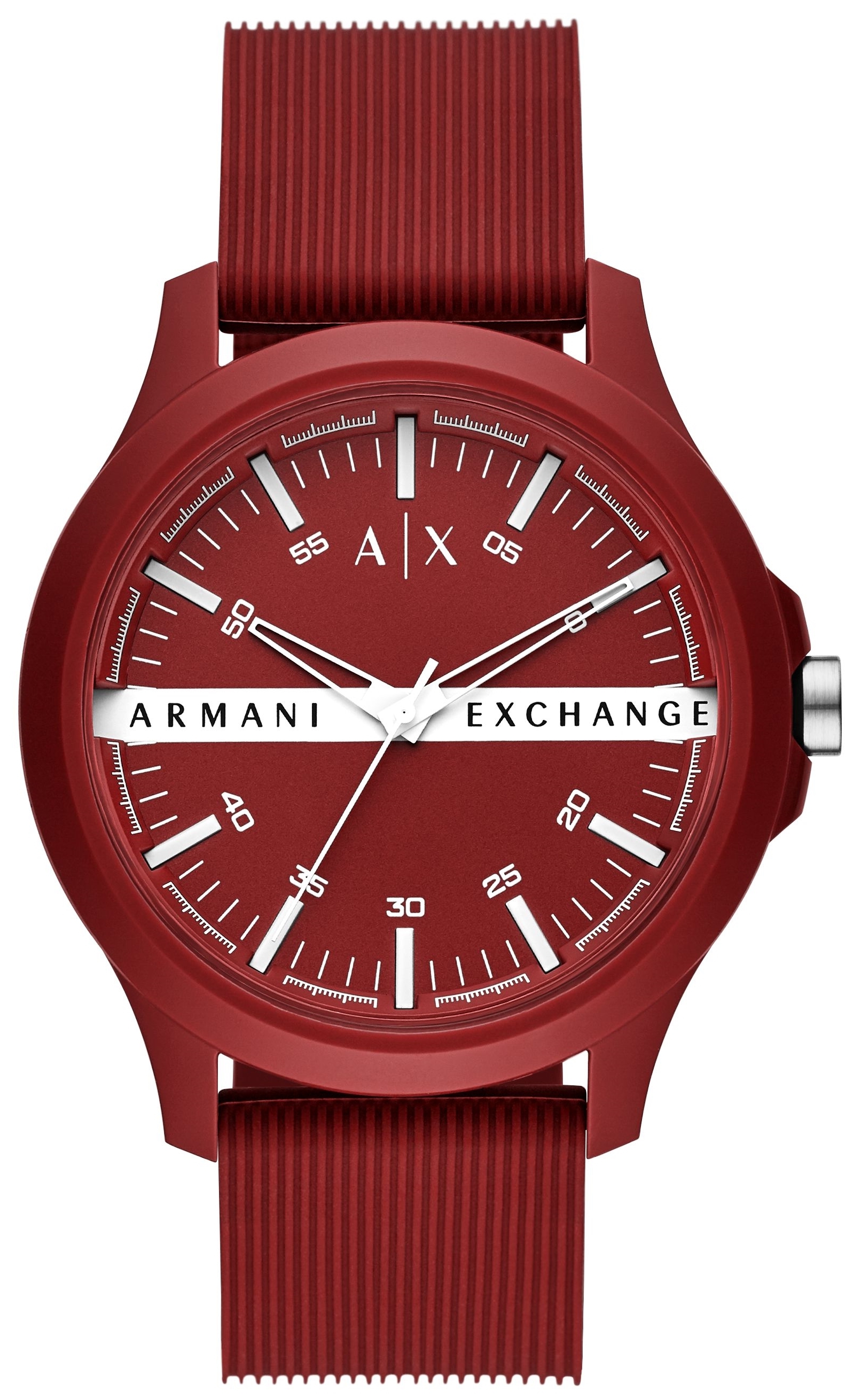 Bilde av Armani Exchange Herreklokke Ax2422 Hampton Rød/gummi Ø46 Mm