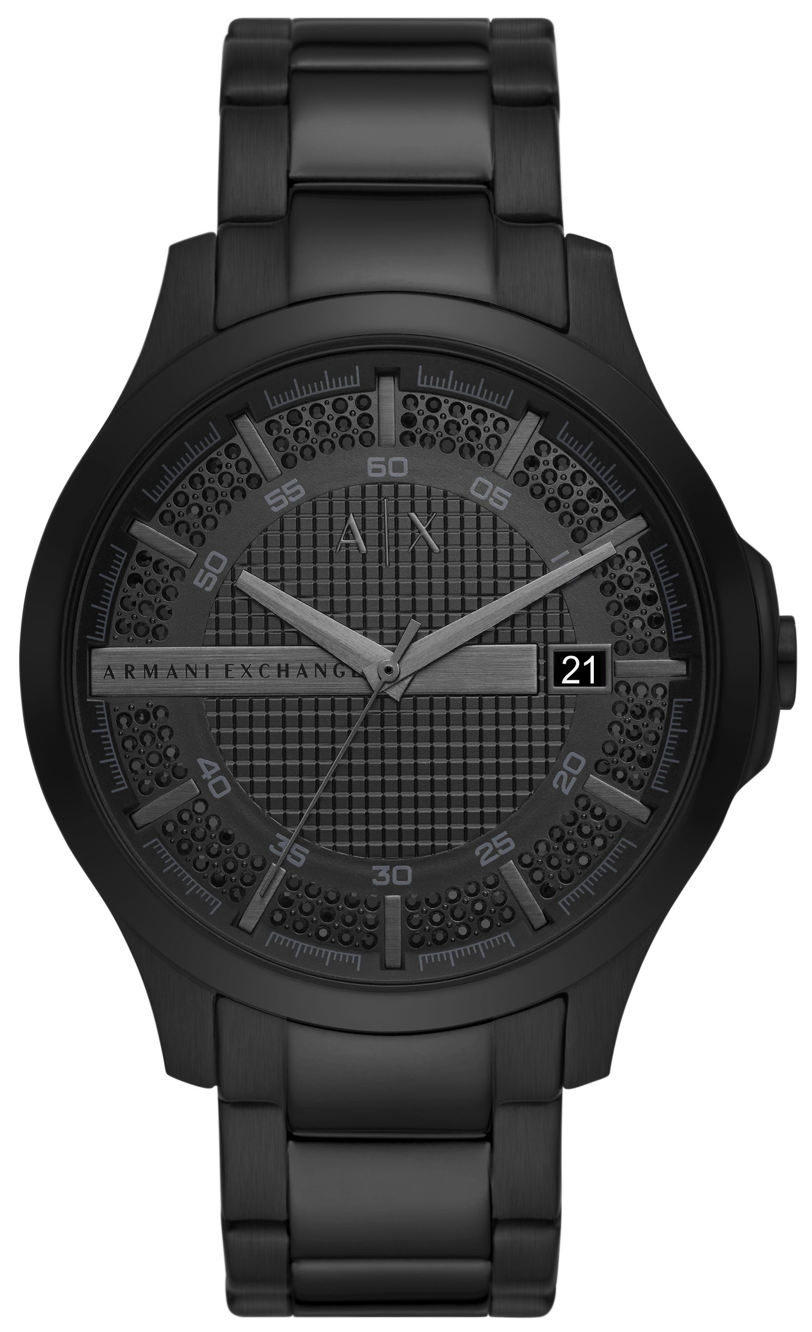 Bilde av Armani Exchange Herreklokke Ax2427 Hampton Sort/stål Ø46 Mm