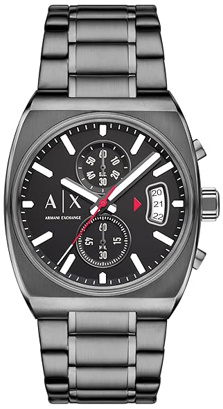 Armani Exchange Herreklokke AX2823 Sort/Stål