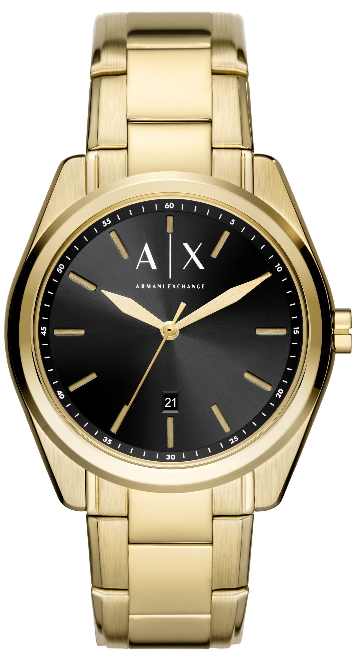 Bilde av Armani Exchange Herreklokke Ax2857 Giacomo Sort/gulltonet Stål Ø43