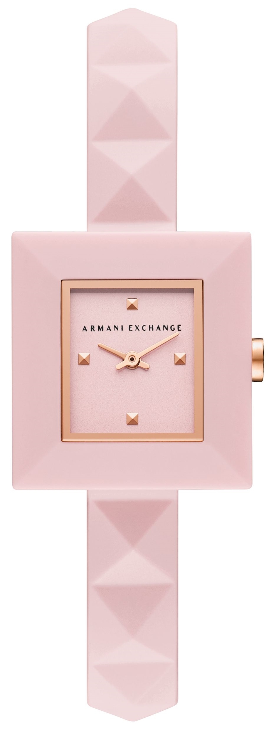 Bilde av Armani Exchange Dameklokke Ax4402 Karla Rosa/gummi Ø26 Mm