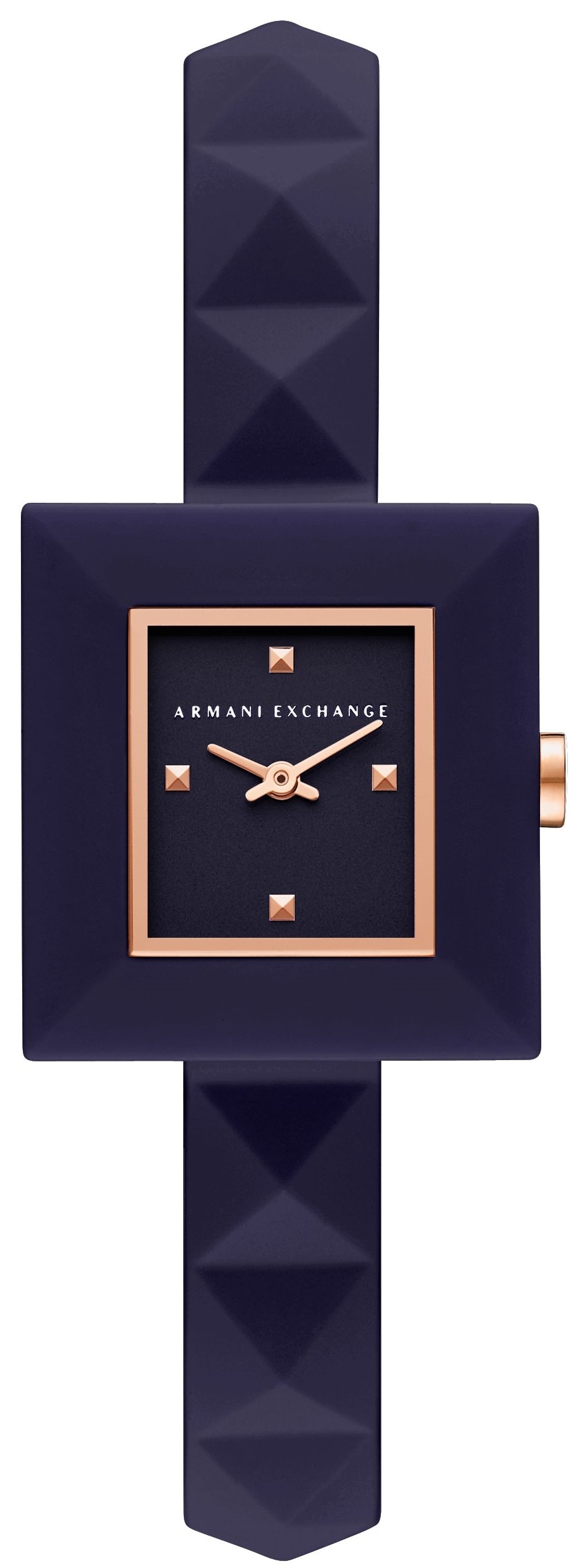 Bilde av Armani Exchange Dameklokke Ax4403 Karla Lilla/gummi Ø26 Mm