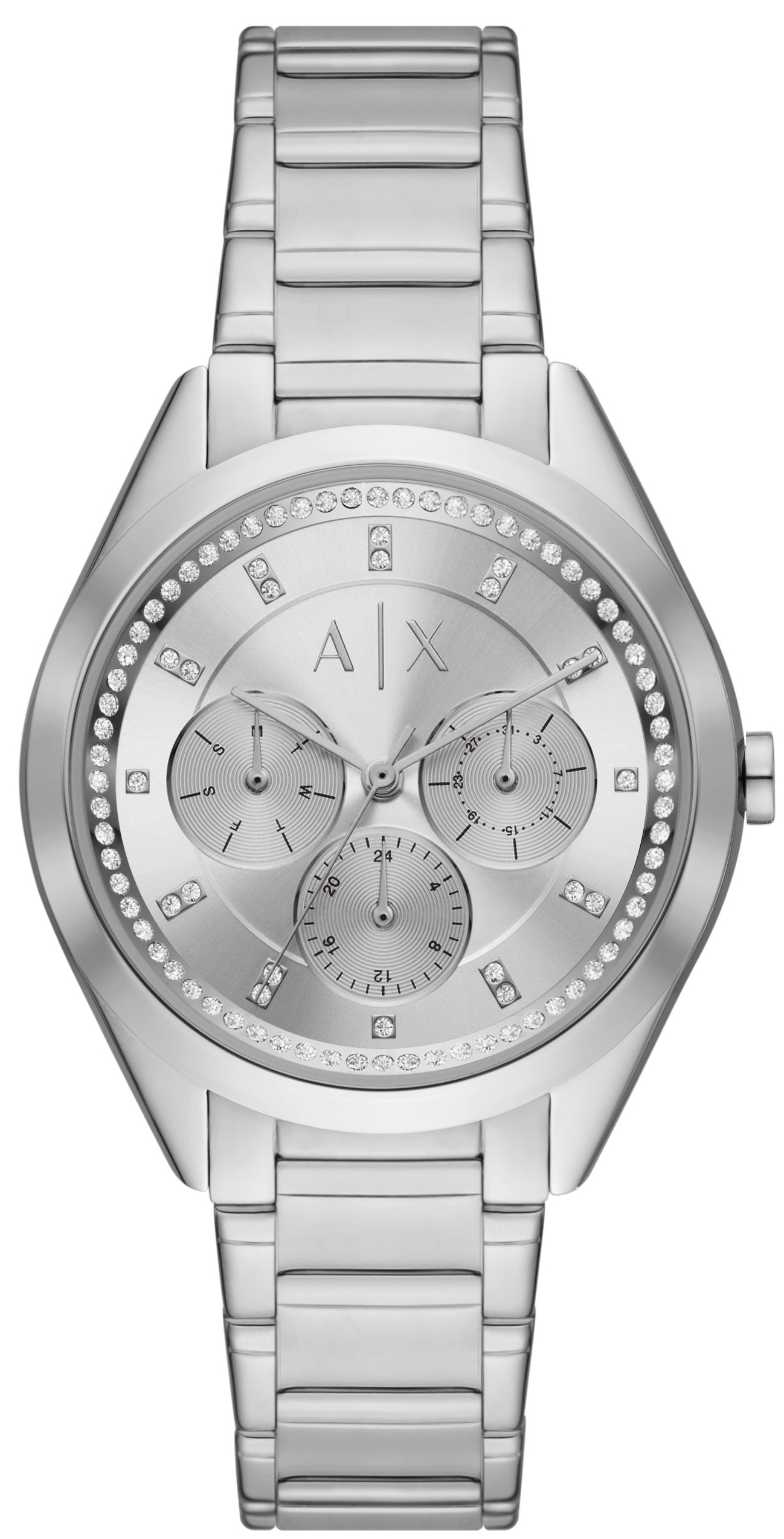 Bilde av Armani Exchange Dameklokke Ax5654 Lady Giacomo Sølvfarget/stål Ø38