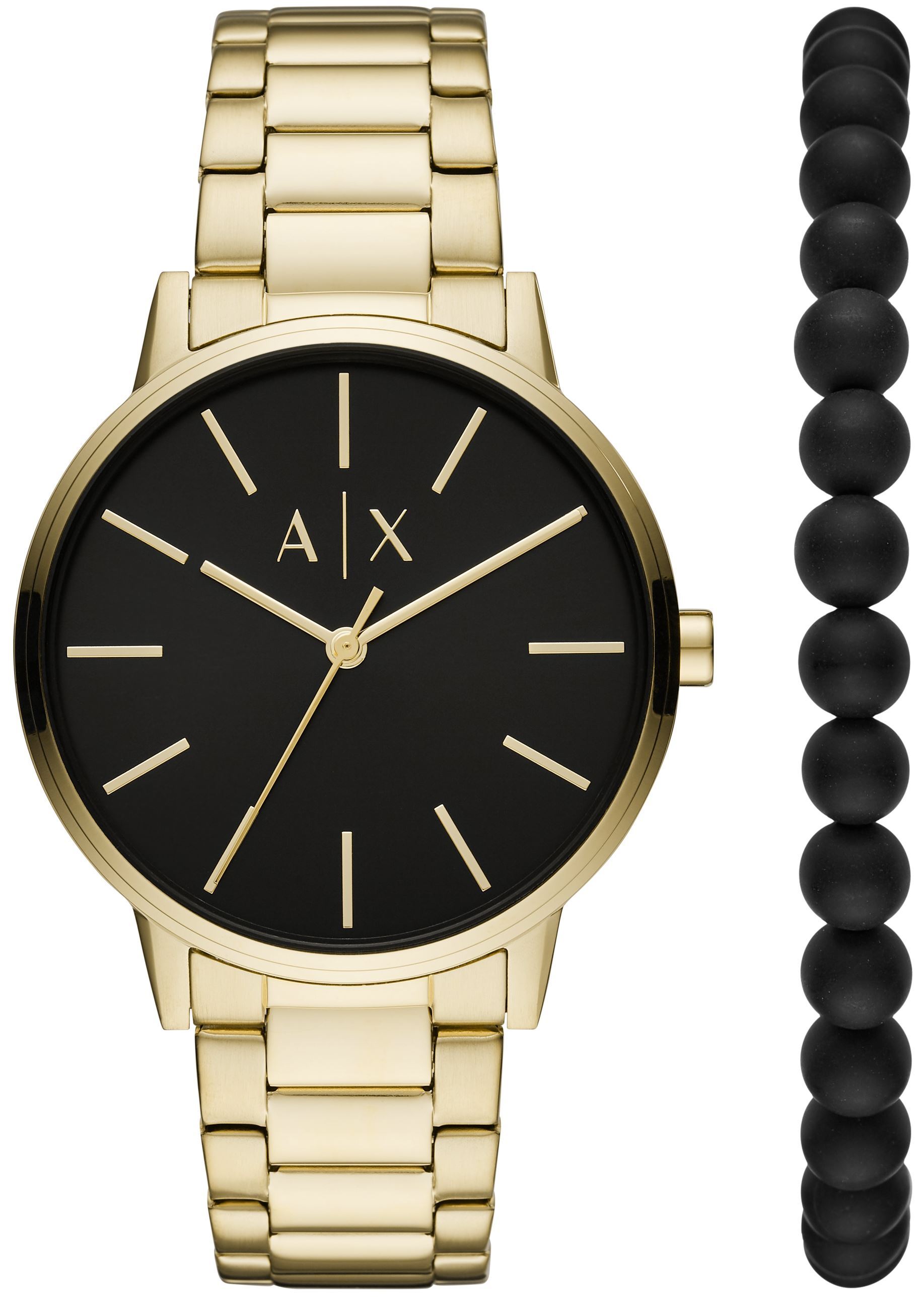 Bilde av Armani Exchange Herreklokke Ax7119 Cayde Sort/gulltonet Stål Ø42 Mm