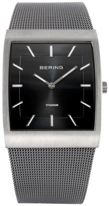 Bilde av Bering Herreklokke 11233-202 Titanium Sort/titan