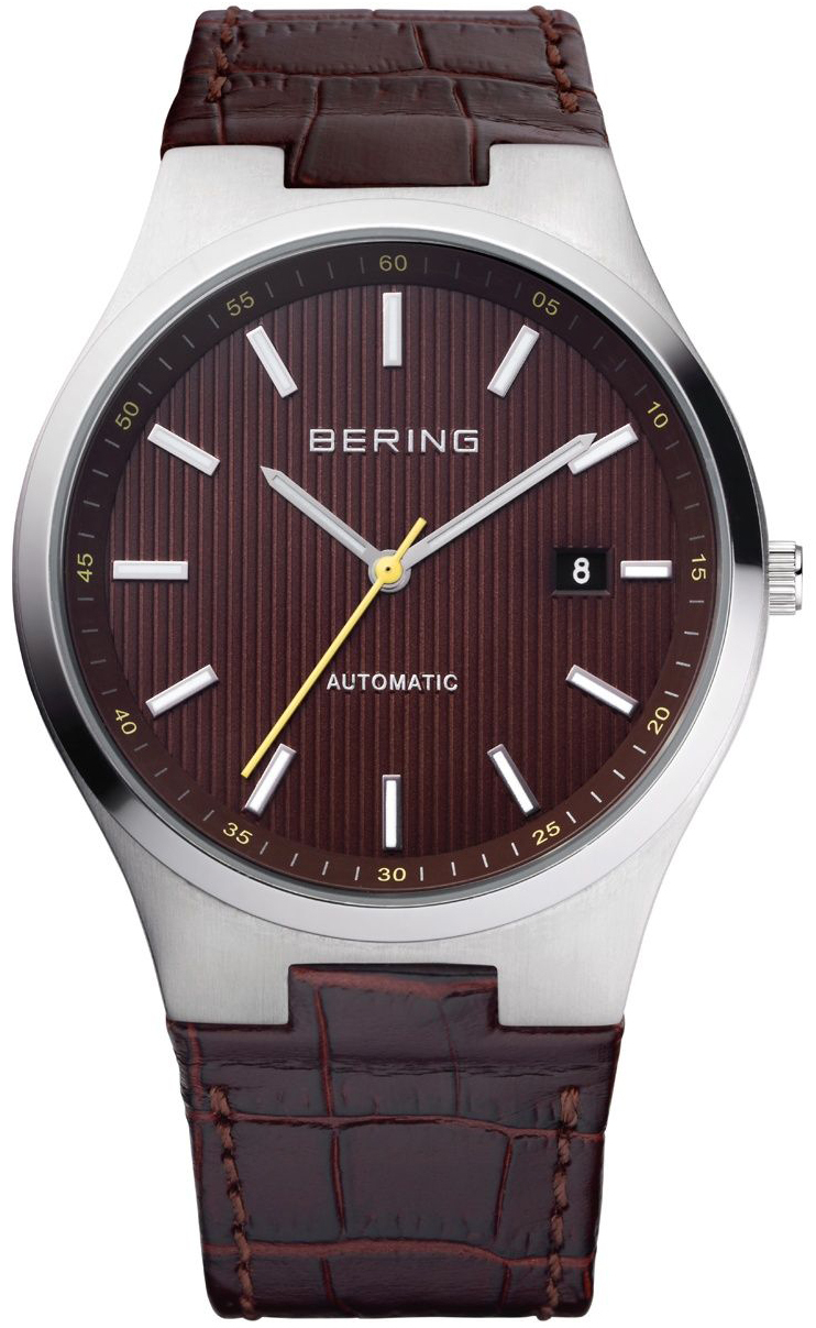 Bilde av Bering Herreklokke 13641-505 Automatic Brun/lær Ø41 Mm