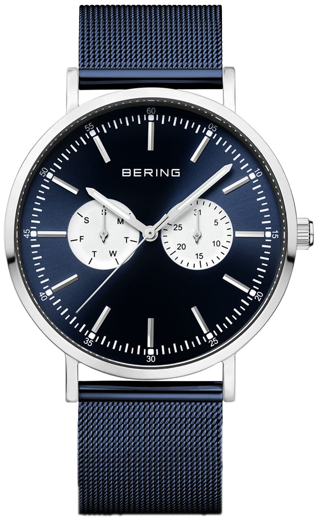 Bering Herreklokke 14240-300 Classic Blå/Stål Ø40 mm