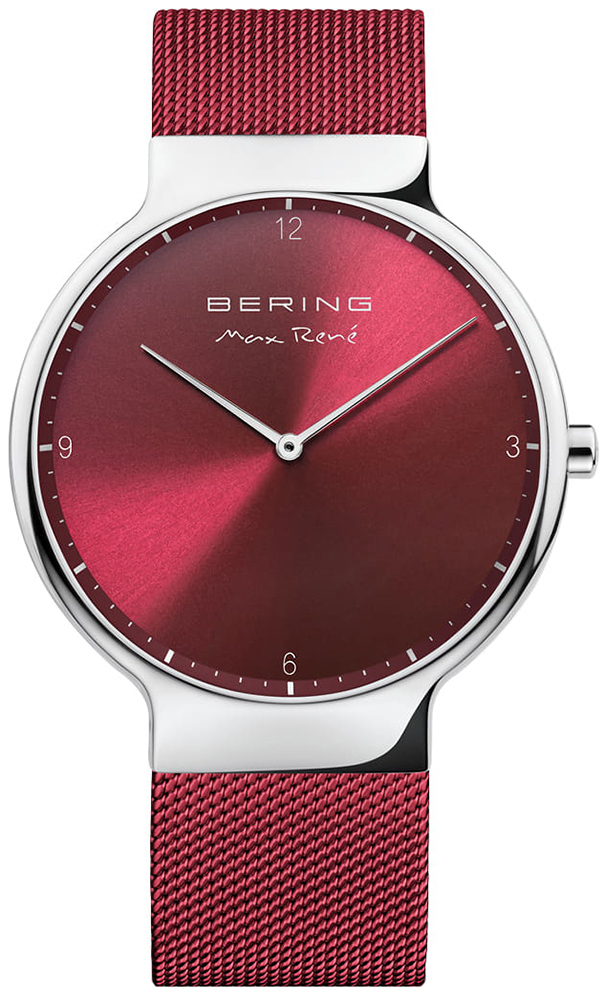 Bering Herreklokke 15540-303 Max Rene Rød/Stål Ø40 mm