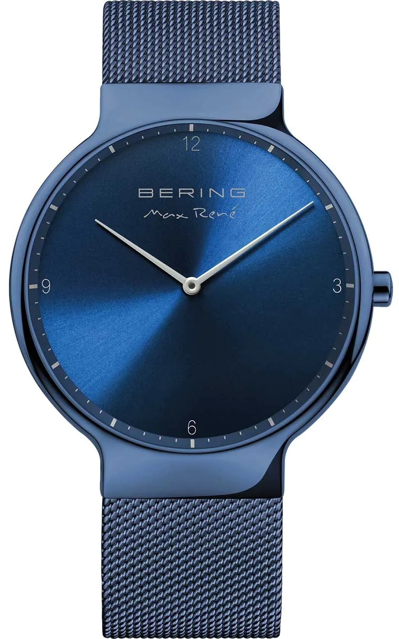 Bering Herreklokke 15540-397 Max Rene Blå/Stål Ø40 mm