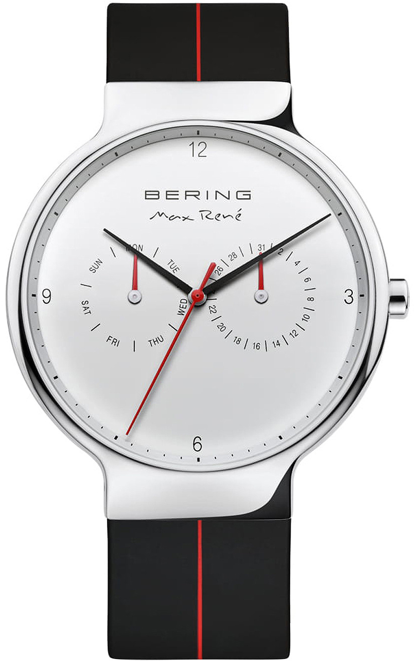 Bilde av Bering Herreklokke 15542-404 Max Rene Hvit/gummi Ø42 Mm