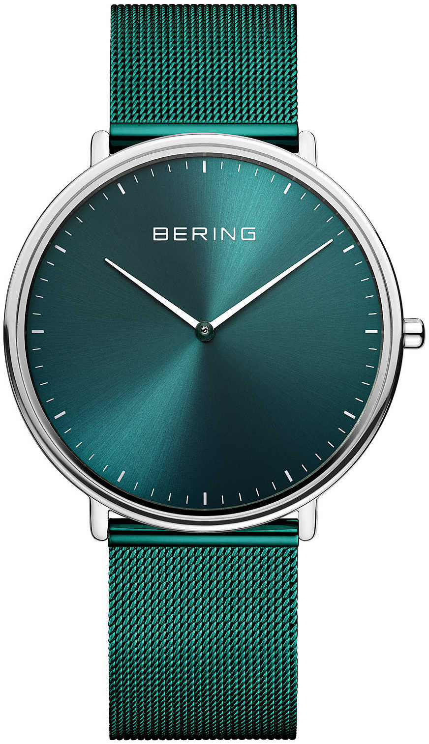 Bilde av Bering 15739-808 Ultra Slim Grønn/stål Ø39 Mm