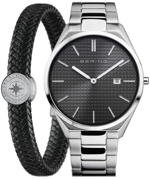 Bering Herreklokke 17240-702-GWP Ultra Slim Sort/Stål Ø40 mm