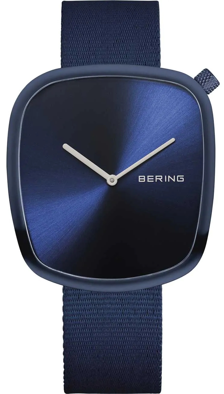 Bering Herreklokke 18040-397 Pebble Blå/Tekstil Ø40 mm