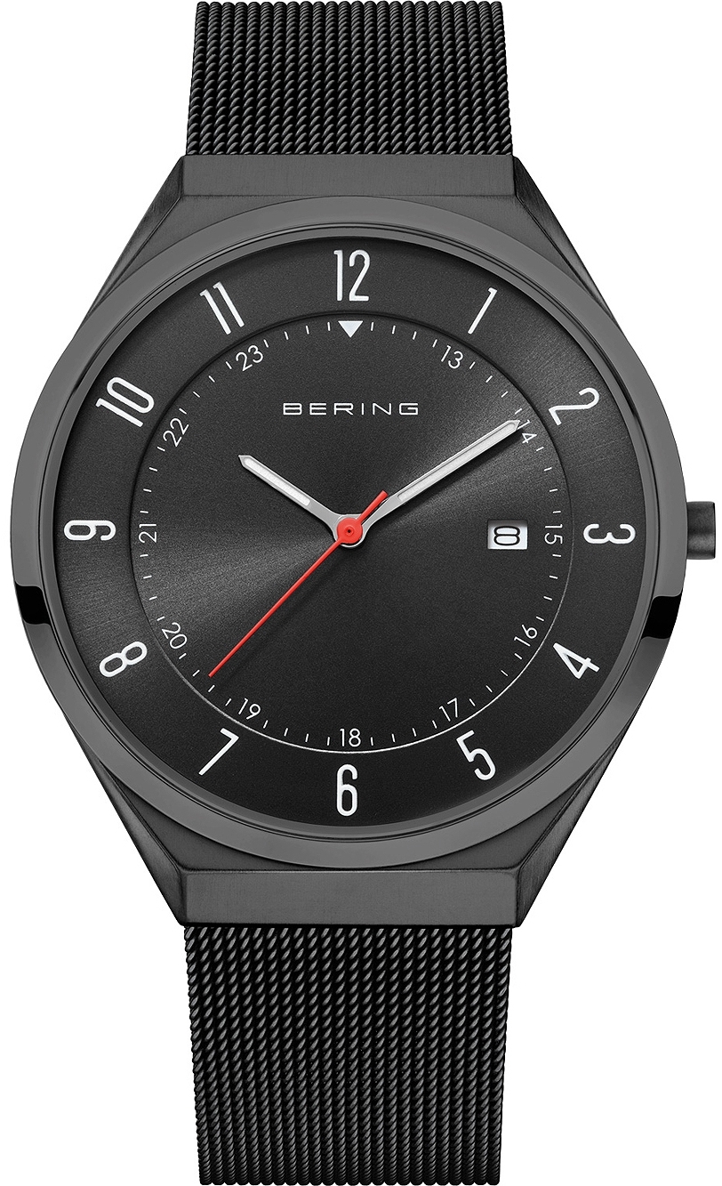 Bilde av Bering Herreklokke 18740-222 Ultra Slim Sort/stål Ø40 Mm