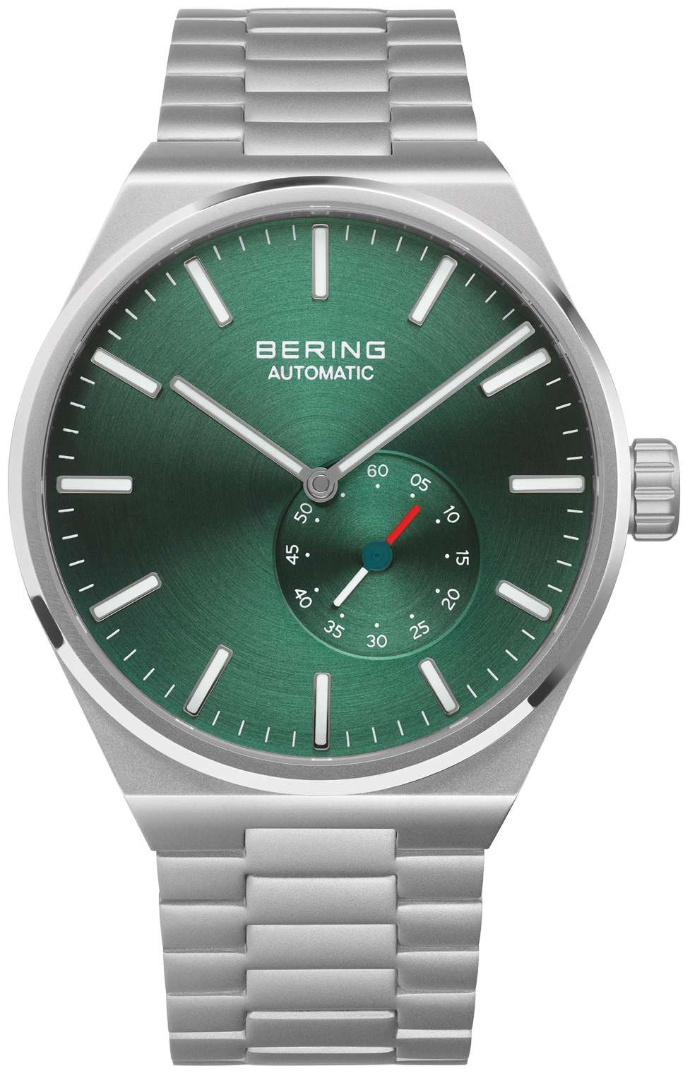 Bering Herreklokke 19441-708 Classic Grønn/Stål Ø41 mm