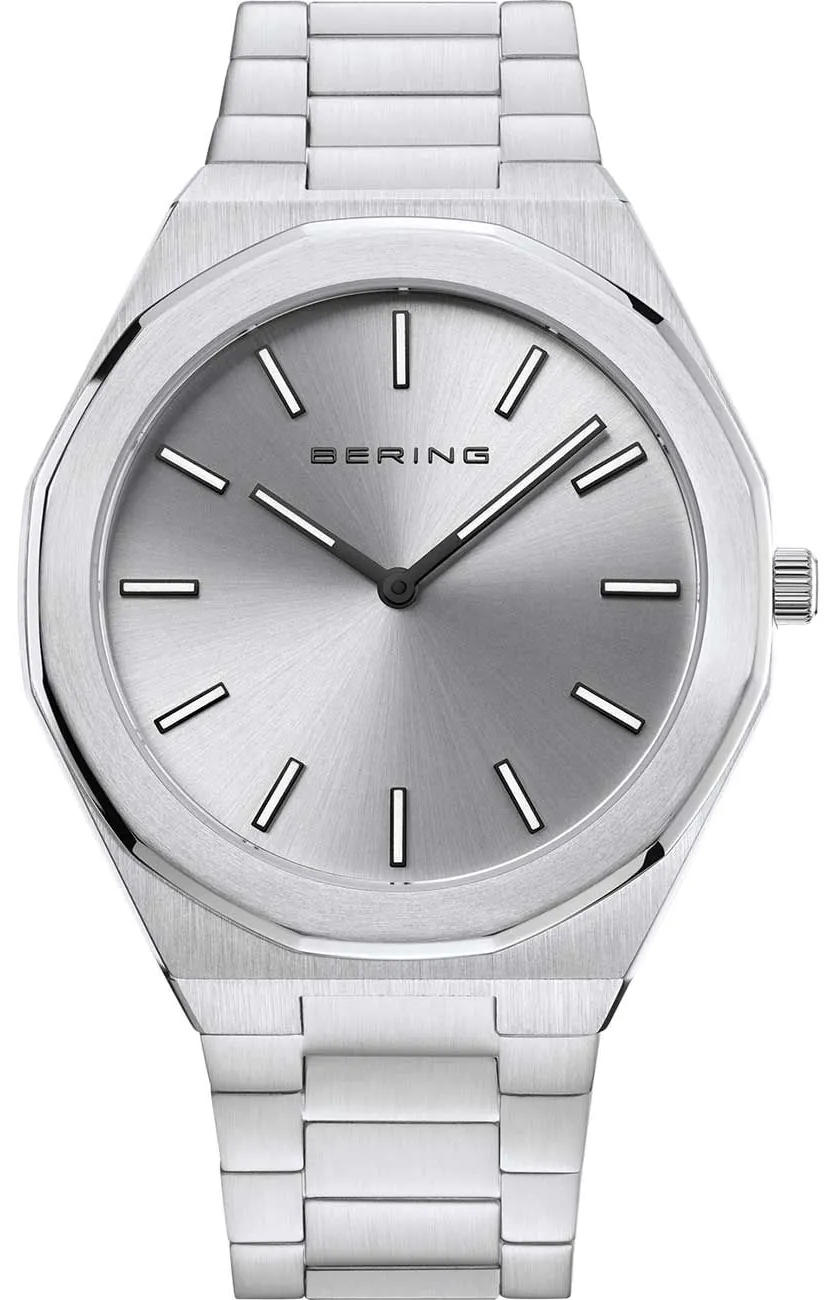 Bering Herreklokke 19641-700 Classic Sølvfarget/Stål Ø41 mm