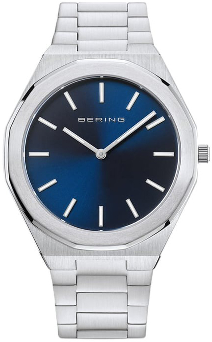Bering Herreklokke 19641-707 Classic Blå/Stål Ø41 mm