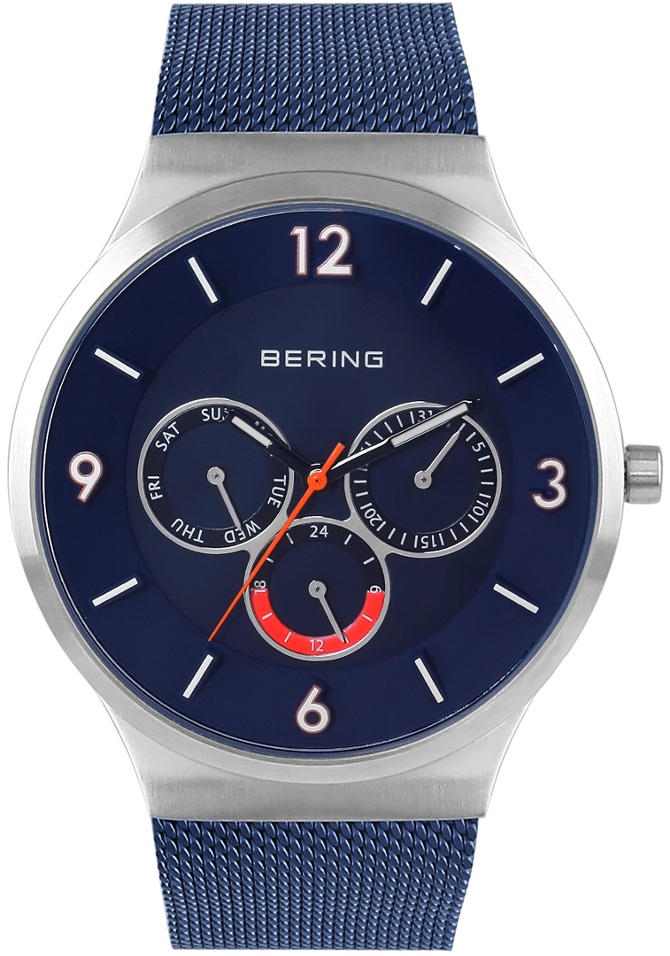 Bilde av Bering Herreklokke 33441-307 Blå/stål Ø41 Mm