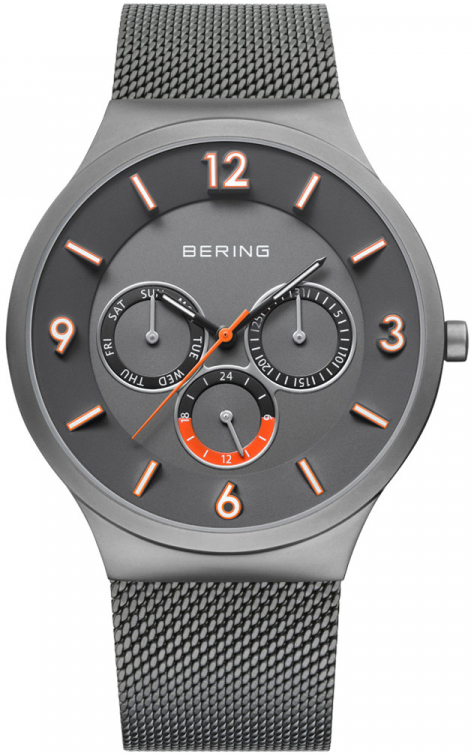 Bilde av Bering Herreklokke 33441-377 Grå/stål Ø41 Mm