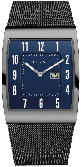 Bering Herreklokke 52033-227 Radio Controlled Blå/Stål
