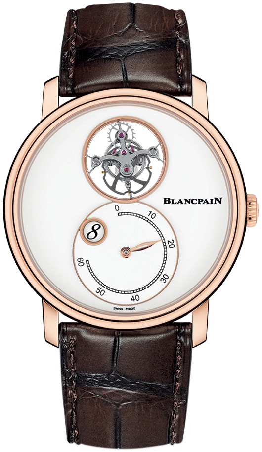 Bilde av Blancpain Herreklokke 66260-3633-55b Villeret Hvit/lær Ø42 Mm