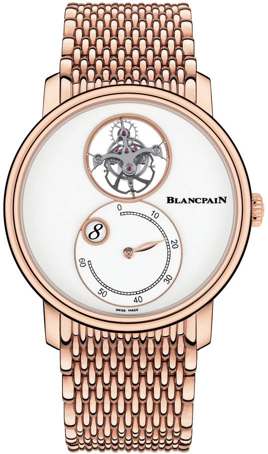 Bilde av Blancpain Herreklokke 66260-3633-mmb Villeret Hvit/18 Karat Rosé