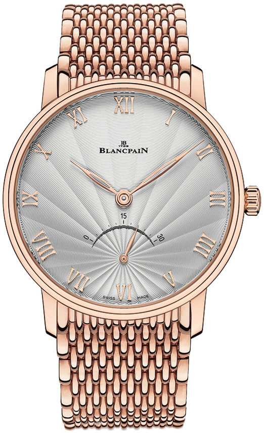 Bilde av Blancpain Herreklokke 6653-3642-mmb Villeret Sølvfarget/18 Karat