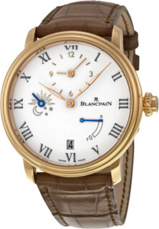 Bilde av Blancpain Villeret Herreklokke 6661-3631-55b Hvit/lær Ø42 Mm