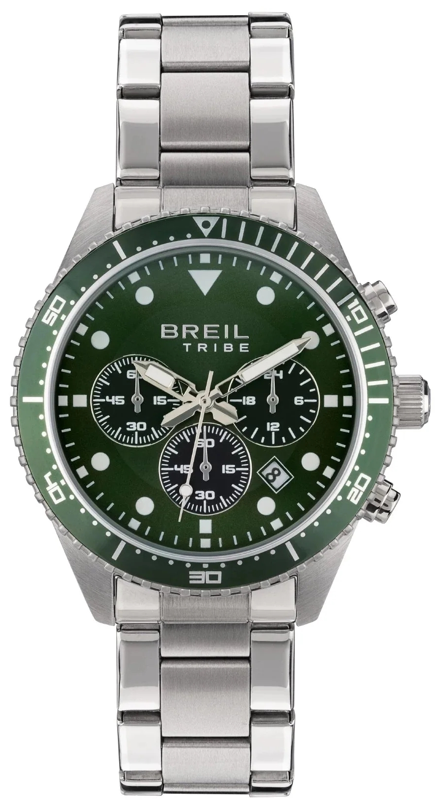 Breil Herreklokke EW0638 Sail Grønn/Stål Ø43 mm