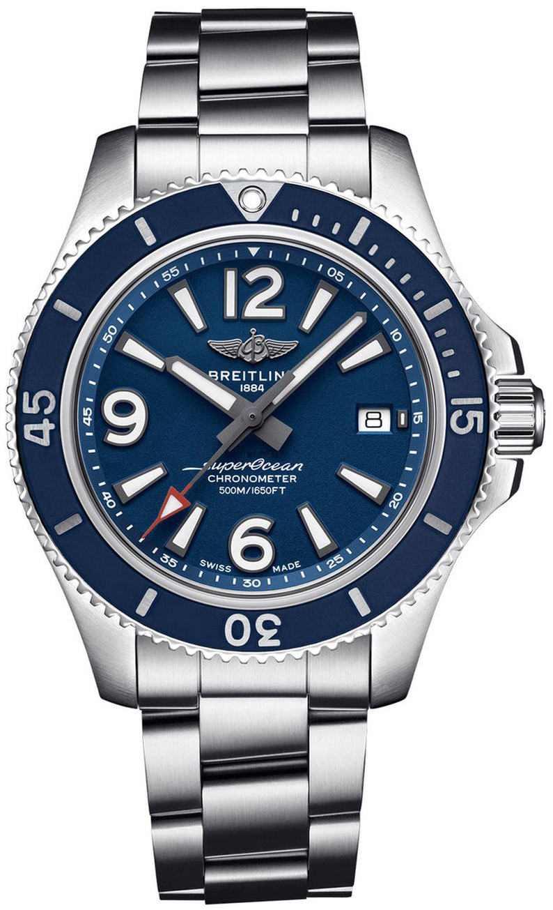 Bilde av Breitling Herreklokke A17366d81c1a1 Superocean Ii 42 Blå/stål Ø42