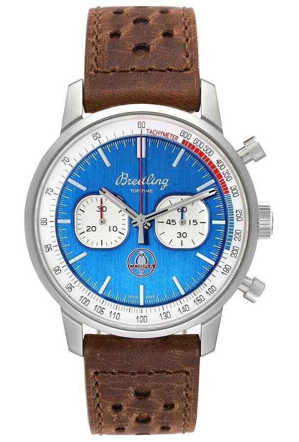 Bilde av Breitling Herreklokke A41315a71c1x2 Premier Top Time Blå/lær Ø40 Mm