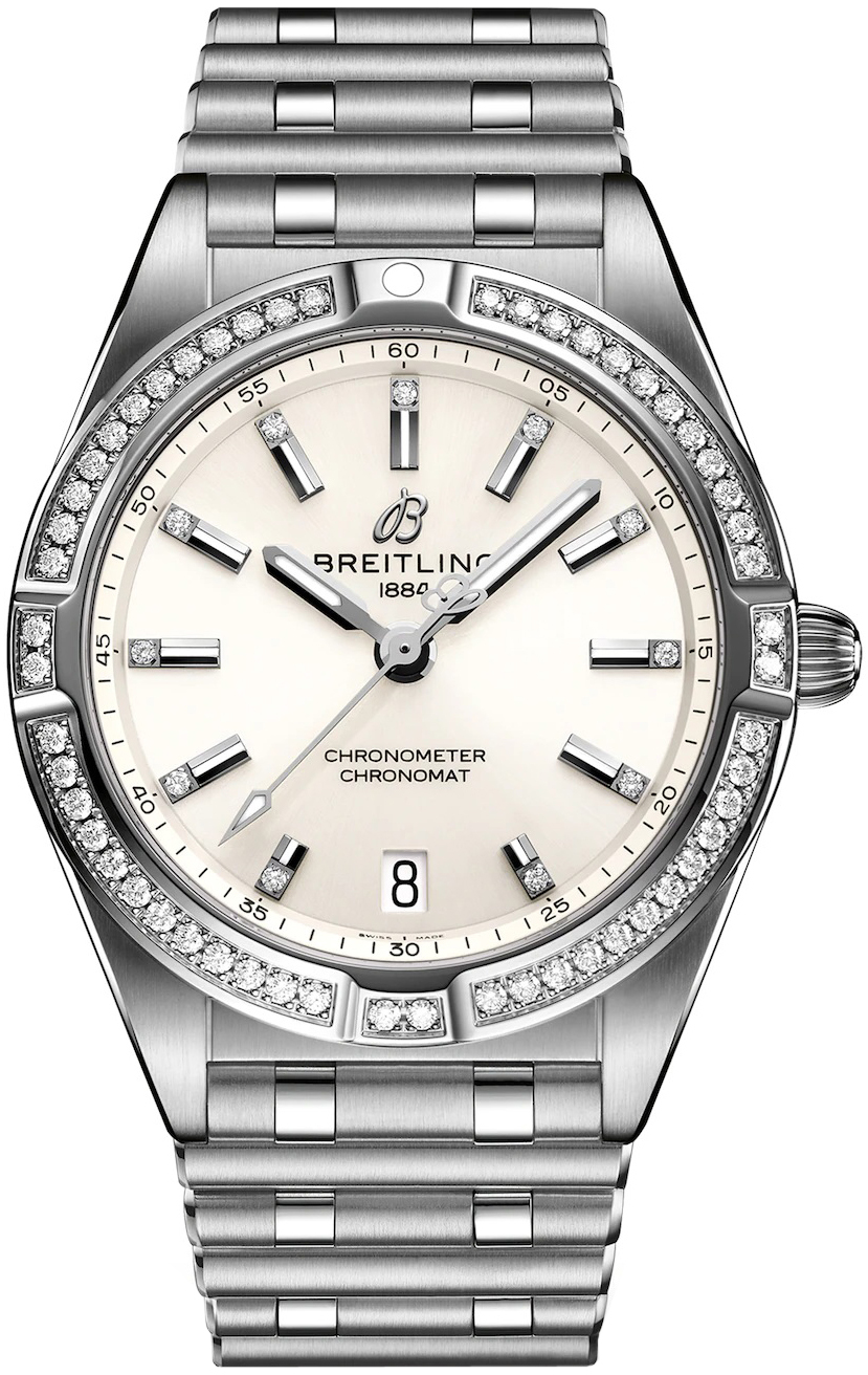 Bilde av Breitling Dameklokke A77310591a1a1 Chronomat 32 Hvit/stål Ø32 Mm