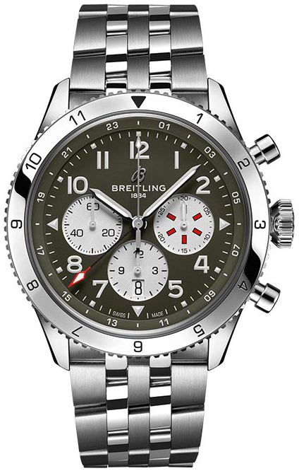 Bilde av Breitling Herreklokke Ab04452a1l1a1 Super Avi B04 Chronograph Gmt 46