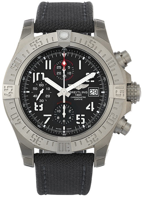 Bilde av Breitling Herreklokke E13383101m2w1 Avenger Bandit Sort/gummi Ø45 Mm