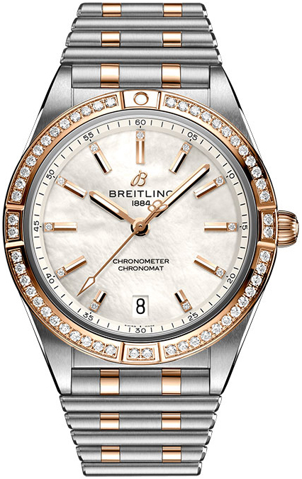 Bilde av Breitling Dameklokke U10380591a2u1 Chronomat Automatic 36 Hvit/18