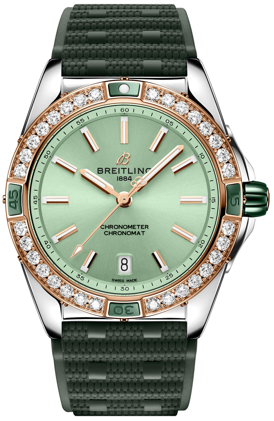 Bilde av Breitling Dameklokke U17356531l1s1 Super Chronomat Automatic 38