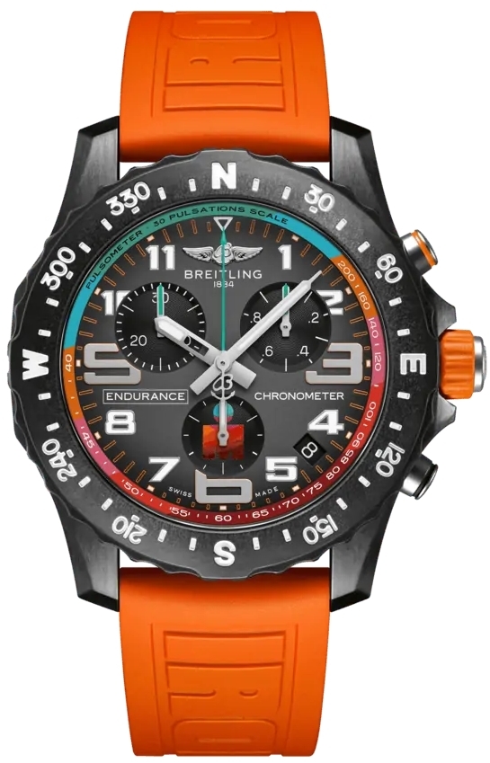 Bilde av Breitling Herreklokke X823101a1m1s1 Professional Endurance Sort/gummi